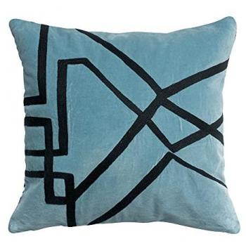 Coussin Fara brodé Quartz (45 cm)