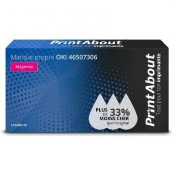 Spare tambour PrintAbout pour OKI 46507306 – Magenta