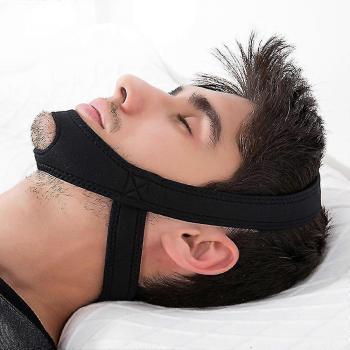 Barbilla Quieto Tikuajgift – Cinturón Anti-Ronco en Negro