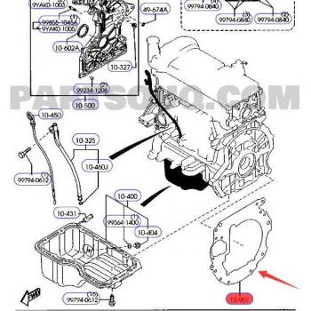 Coussinet moteur volant Mazda 3 ZJ38-10-901