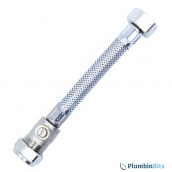 Viva 1/2 x 15mm Flexi Hose Tap Connector Basin with Isolator Valve