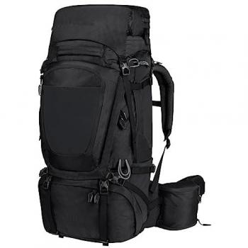 Jack Wolfskin Denali 65+10 Unisex Rucksack schwarz