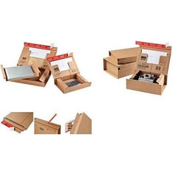 Colompac Boîte D'expédition Pour 2 Classeurs Cp067, Ft 33 X 29 X 12 Cm, Brun