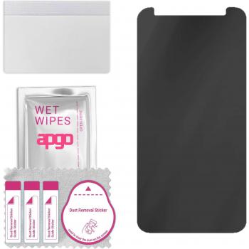 Privacy Matte Hybrid beschermglazen voor LG X Power2, nano flexibele glasafdekking, uitstekende vervanger voor gehard glas, bestand tegen krassen