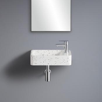 Lavabo suspendu Terrazzo 45x28 cm – Forme rectangulaire