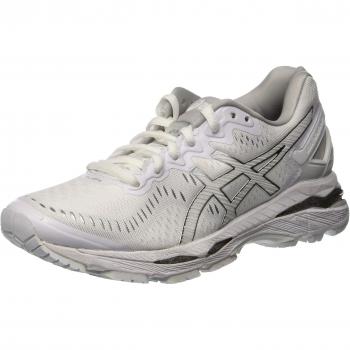 Asics Gel Kayano 23 Women's Road Running Shoes Bianco (White/Snow/Silver) Size 37.5 EU