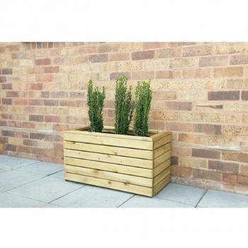 Rectangular Wooden Planter