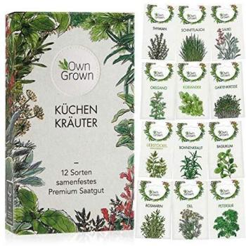 Coffret de Jardinage : 12 Herbes Aromatiques