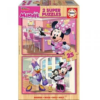 PUZZLE BOIS 2*25 MINNIE 17625