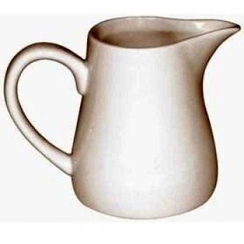 Whiteware Cream and Milk Jugs 170Ml 6Oz Mug Cup Creamer Pitcher 6pc