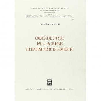 Correggere e punire dalla law of torts all'inadempimento del contratto
