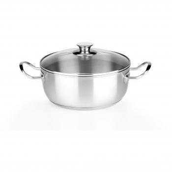 Casseruola per induzione 24cm in acciaio inox Chef