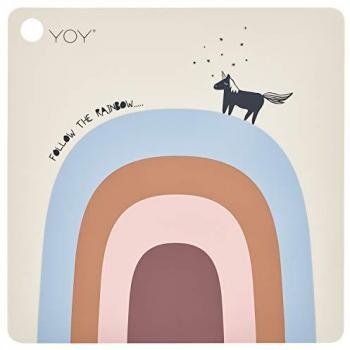 Set de Table En Silicone – Arc-En-Ciel OYOY