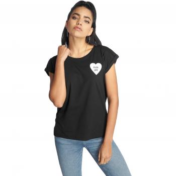 Mister Tee Camiseta para Mujer Fuck Off Heart