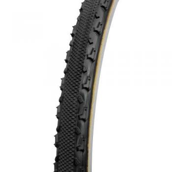 Challenge Chicane 700x33C Pneu Noir Flanc Beige