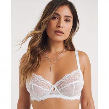 Soutien‑gorge Gracey à balconnet Boux Avenue, blanc 70D
