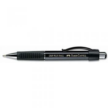 Faber-Castell Grip Plus Black Writing Pens
