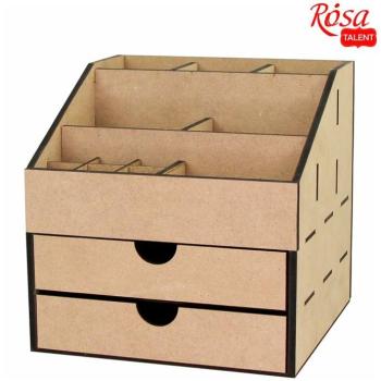 Rosa Talent MDF-Arbetsplan – Dubbelfack