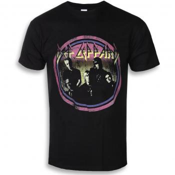 ROCK OFF Def Leppard Vintage Circle T-Shirt