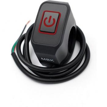 Interruptor Manillar Moto con Luz LED