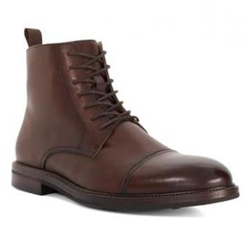 London Dune Stivale Marrone Sottile