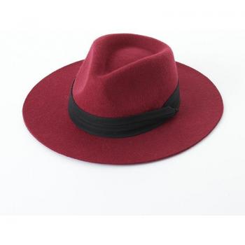 Sombrero Trilby de mujer con ala plana