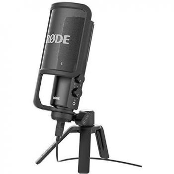 RODE NT-USB Versatile Studio-Quality Condenser USB Microphone with Pop Filter