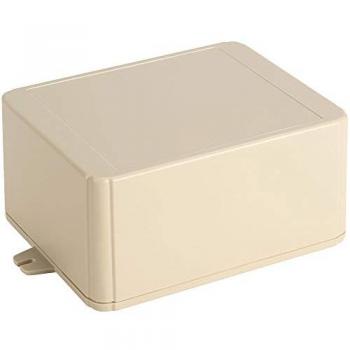Hammond RL6335-F Gehäuse mit Befestigungsflansch – 125 × 100 × 60 mm, ABS Lichtgrau (RAL 7035