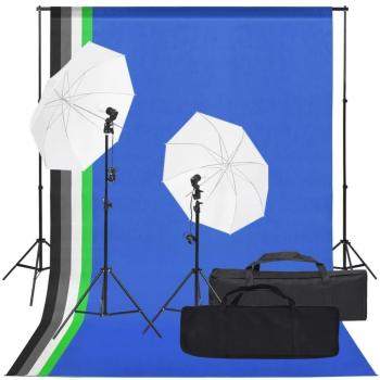 Kit Fotografico con Luci e Fondale