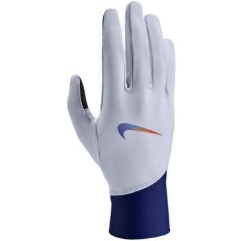 Gants Nike Pacer Midweight pour hommes – Gris / Bleu