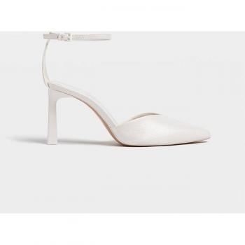 Scarpe Stradivarius con cinturino alla caviglia ÉCRU 7½