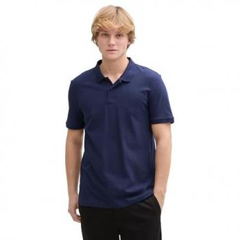 Tom Tailor Herren Polo in Dunkelblau – L