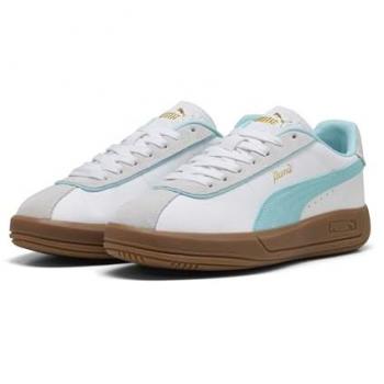Puma Club Klassika Trainers – White (Safe Lake) / Feather Gray – UK 7 – Female Model