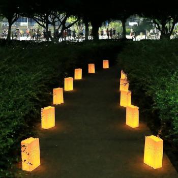 Bolsas de Luminaria Blanca para Fiestas