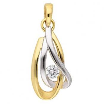 Kettenanhänger ADELIA'S mit Zirkonia in 333 Gold