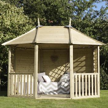 Lemon Grand Opening Double Gazebo Pavilion