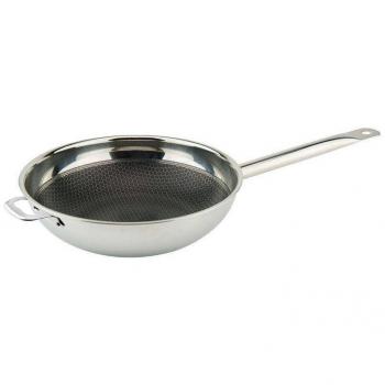 Wok Professionale Inox Antigraffio 36 Cm AX Active