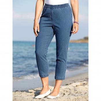 Miamoda Frauen‑Capri Jeans Bequeme Schlupfform