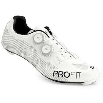 Spiuk Profit Dual Road Shoes, White, EU 43 for Men