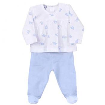 Ensemble bébé 54315 tenue longue 1 mois couleur arc‑en‑ciel