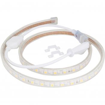 GR-3528220VAC6M: Tira LED Poxi 60 LEDs, 6 metros, 220 V AC