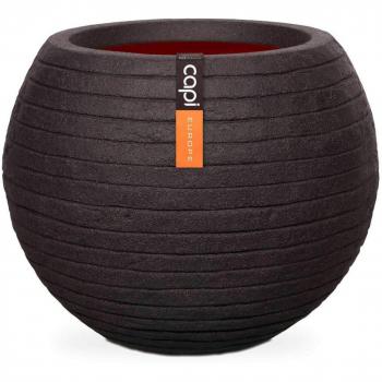 Vaso da Giardino Nature Row 62x48 cm Nero