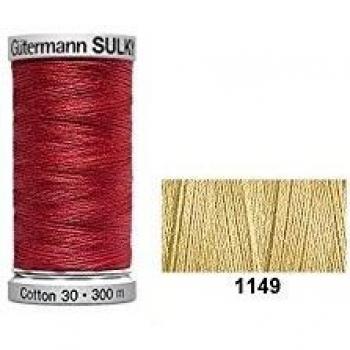 Sulky 30wt Cotton Thread 300m Deep Ecru