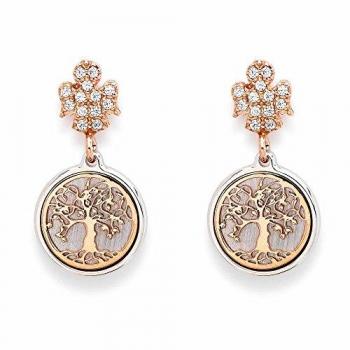 Silber 925 „Engelbaum“ Ohrringe – Tree of Life Design