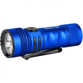 Compact Olight Seeker 4 LED Light, Blue, 1200 Lumens Output