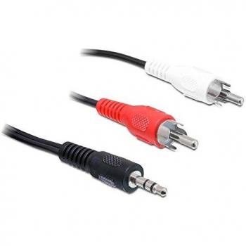 Delock 84942 3 m Audio-Kabel 3,5 mm Klinke auf 2 Cinch