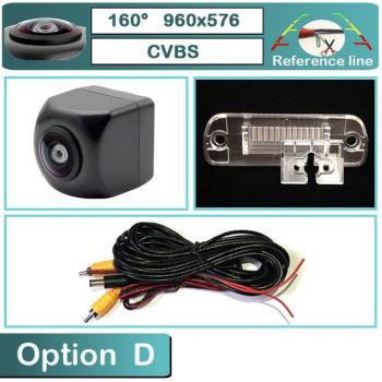 Fisheye 170° caméra de recul HD AHD 1280x720P pour Mercedes Benz S R ML GL classe W220 W251 W164 X164