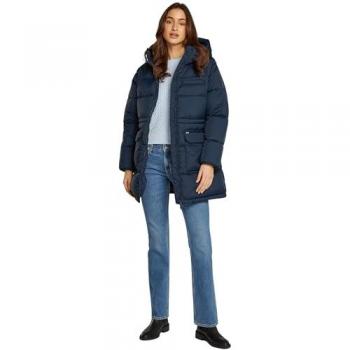 Tommy Jeans Daunenjacke DW0DW18842 Dunkelblau Regular Fit S Damen