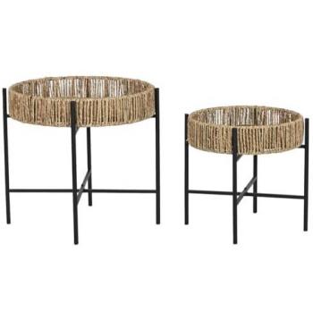 Piattaforma Esprit Home 2x49cm in metallo naturale