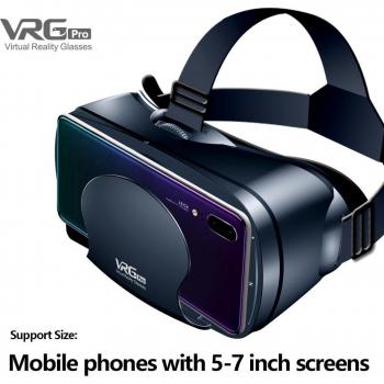 3D VR Glasses for Smartphones 5-7 Inches, Myopia-Compatible Headset